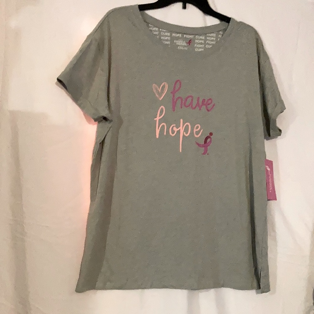 Susan G. Komen Heart Hope Ladies Boyfriend Tee Size XXXL (22)